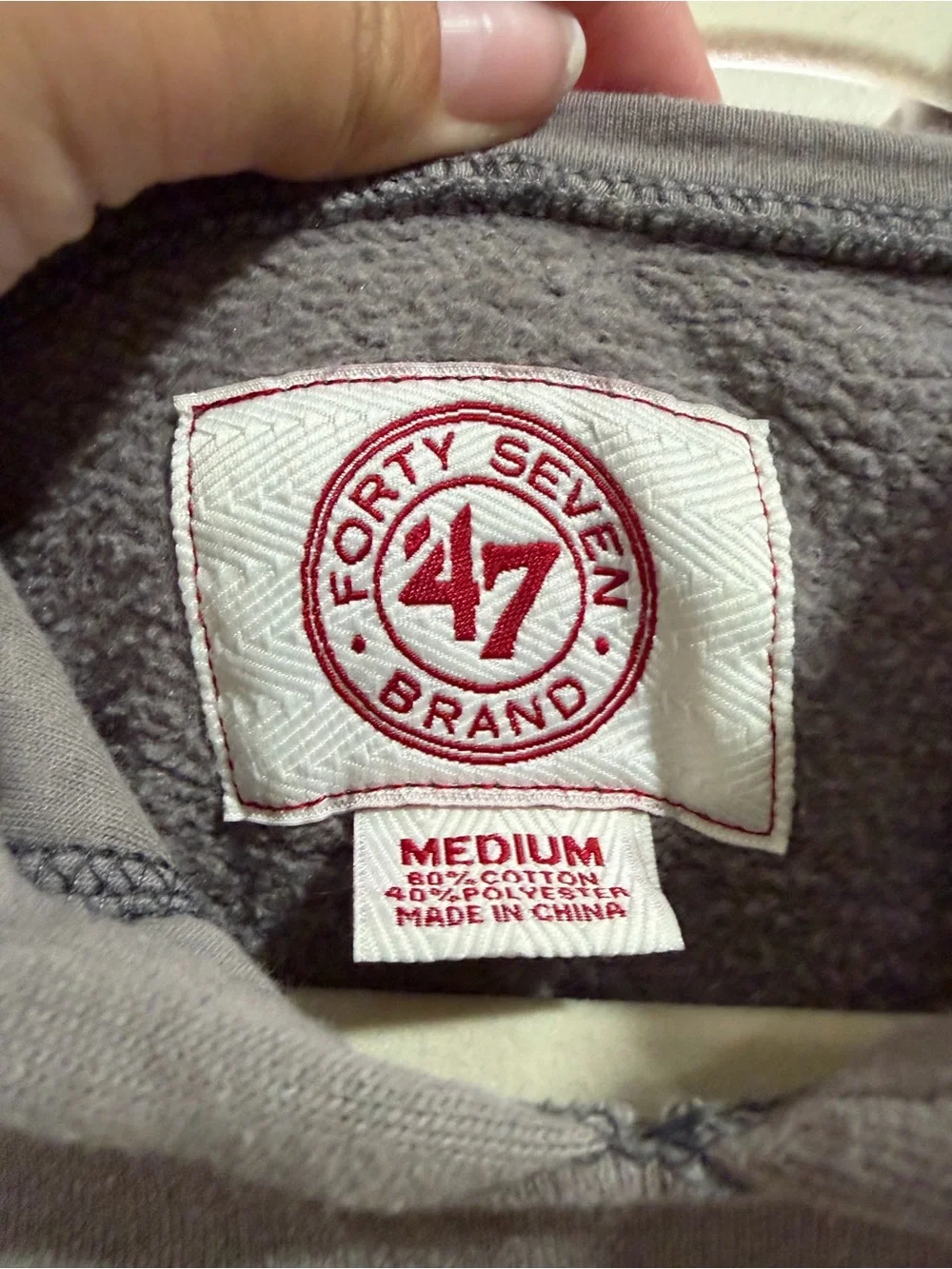 San Francisco Giants Gray Hoodie 47’